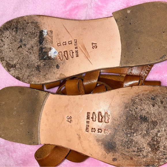 Women’s “Gladiator” leather sandals - Picture 7 of 10